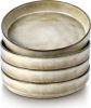 Pasta Bowls, 8.25'' Large Bowl Sets of 4, Stoneware Round Shallow Dinner Plates for Meal, Ceramic Salad Serving Plate for Cereal, Soup